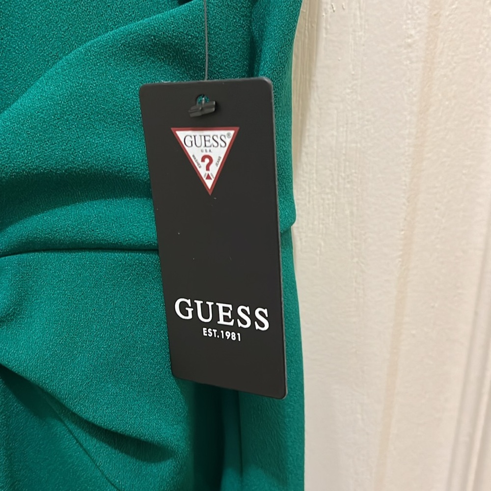 Guess Twist-Front Scuba-Crepe Sheath Dress - Picture 5 of 7